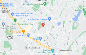 Latour Builders location map: 23362-G Via Fabricante, Mission Viejo, California