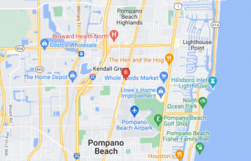 Filterbuy HVAC Solutions location map: 2521 NE 4th Ave, Pompano Beach, FL