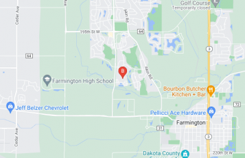 J&J Total Floor Care Inc location map: 20393 Erickson Path, Farmington, MN