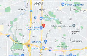 AAA Tax Resolution location map: 151 E 5600 S Suite 110, Murray, UT