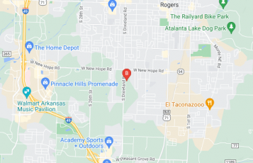 Zone Health Chiropractic location map: 2009 S. Dixieland, Suite #A Rogers, AR 72758, Rogers, Arkansas