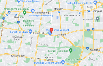Cool Freeze Cooling And Electrical location map: 5 Azalea Street, VIC, Vermont