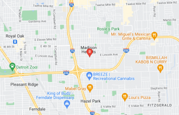 All About Plumbing Inc location map: 25840 John R Road, Madison Heights, Michigan