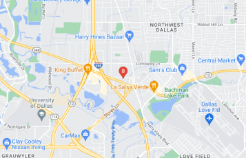 Dallas Towing & Towing In Dallas location map: 2351 W Northwest Hwy Suite 1101, Dallas, TX