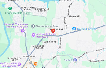 Ai chatbot Services location map: 4636 Lebanon Pike, Hermitage, TN