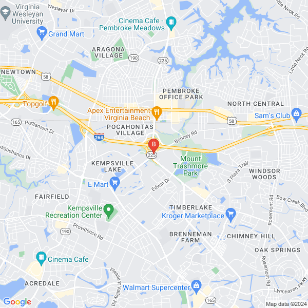Mobile Mechanic Pro Virginia Beach location map: 4664 South Blvd, Virginia Beach, VA